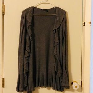 Grey Cardigan open front